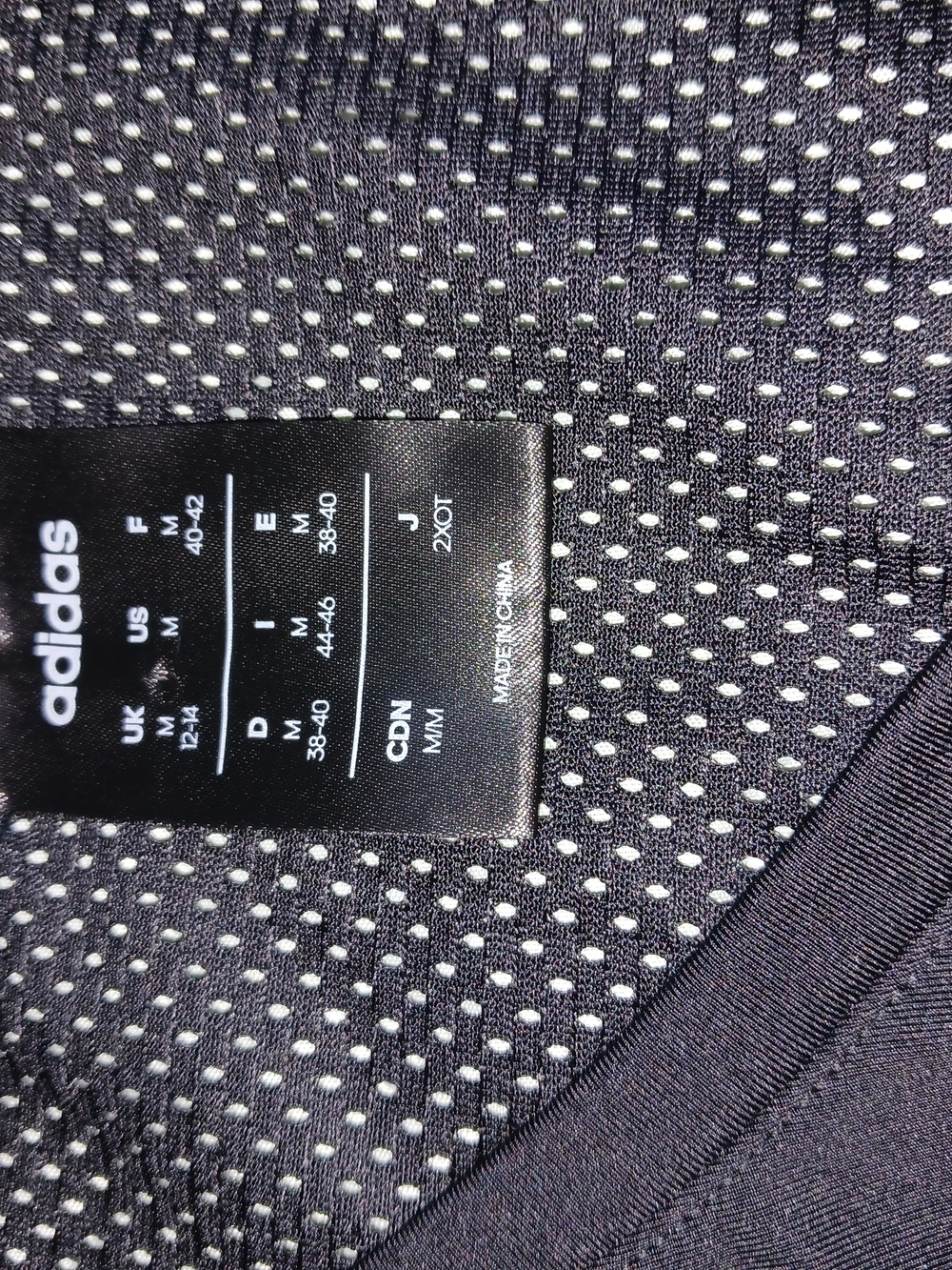 adidas Ladies Black short Sleeve Athletic Top - Picture 4 of 4